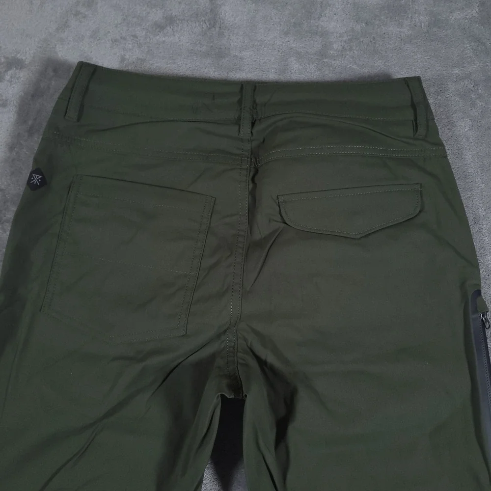 Roark Explorer Adventure Pants Mens 28 X 31 Dark Military‎ Green Quick Dry Chino